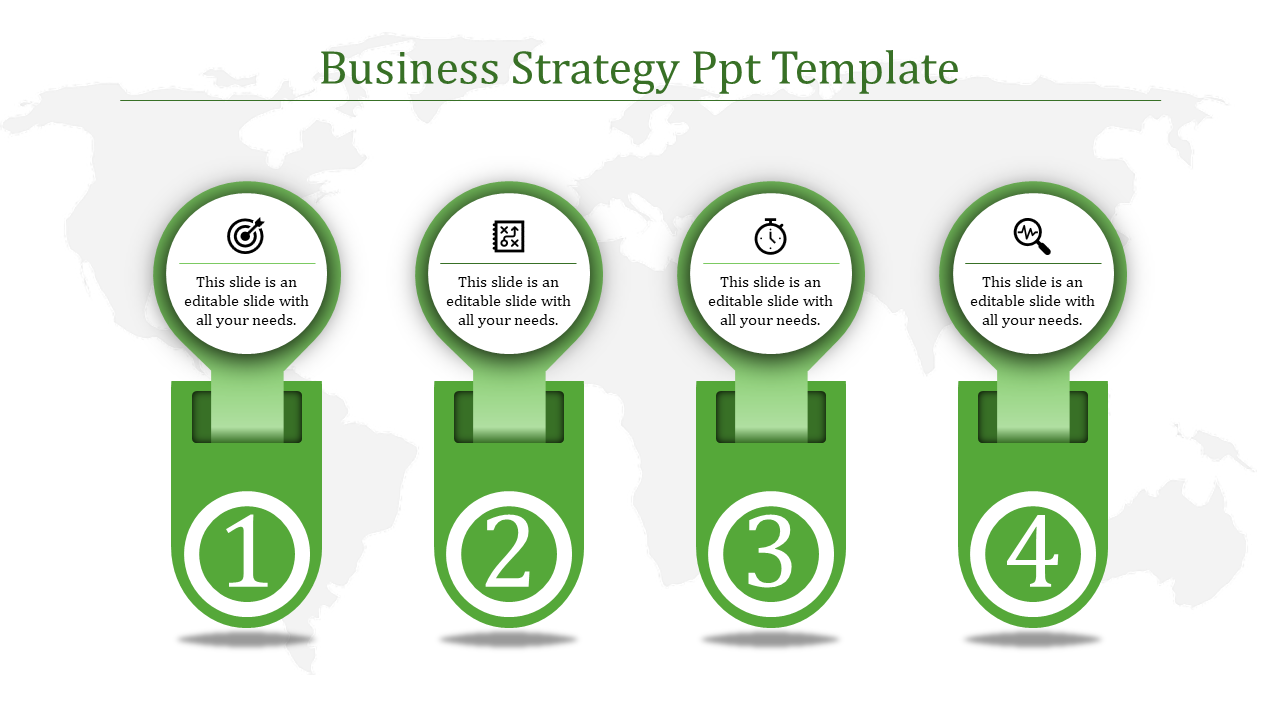 Attractive Business Strategy PPT Templates Designs